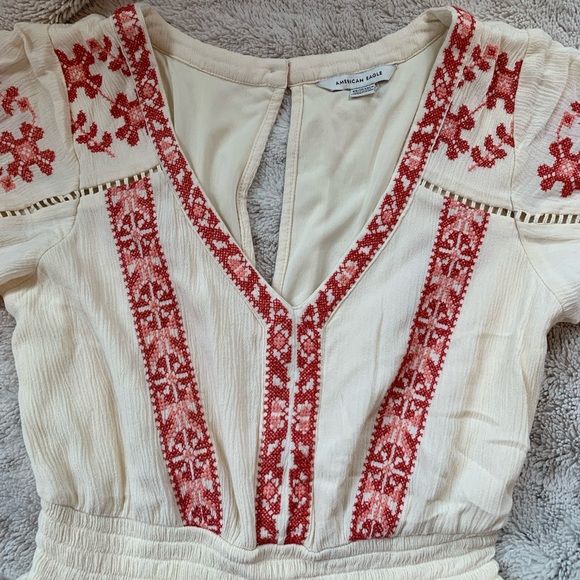 American Eagle Outfitters embroidered romper - Picture 2 of 7